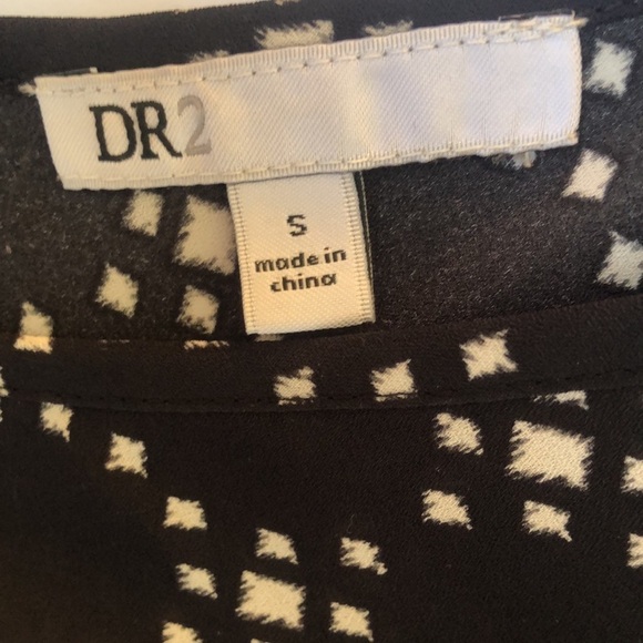 𝅺DR2 blouse black and white Size small, in very good condition! - Picture 3 of 6